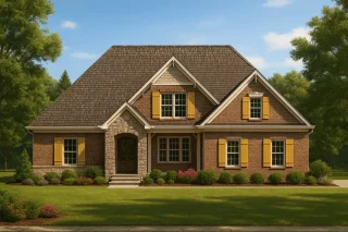 Custom 2-Story House Plan with Bonus Room & Craftsman Charm