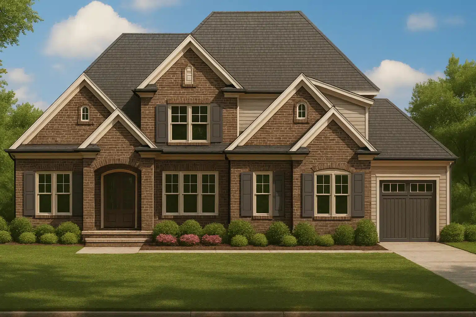 Country Farmhouse Plans 3 Craftsman Home Plan with 2 Floors, 4 Bedrooms & CAD Blueprints