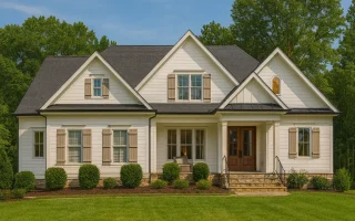 Plan  15-1329 - Cedar Brook Cottage  | Modern Farmhouse - 4-Bed, 4-Bath, 2,731 SF