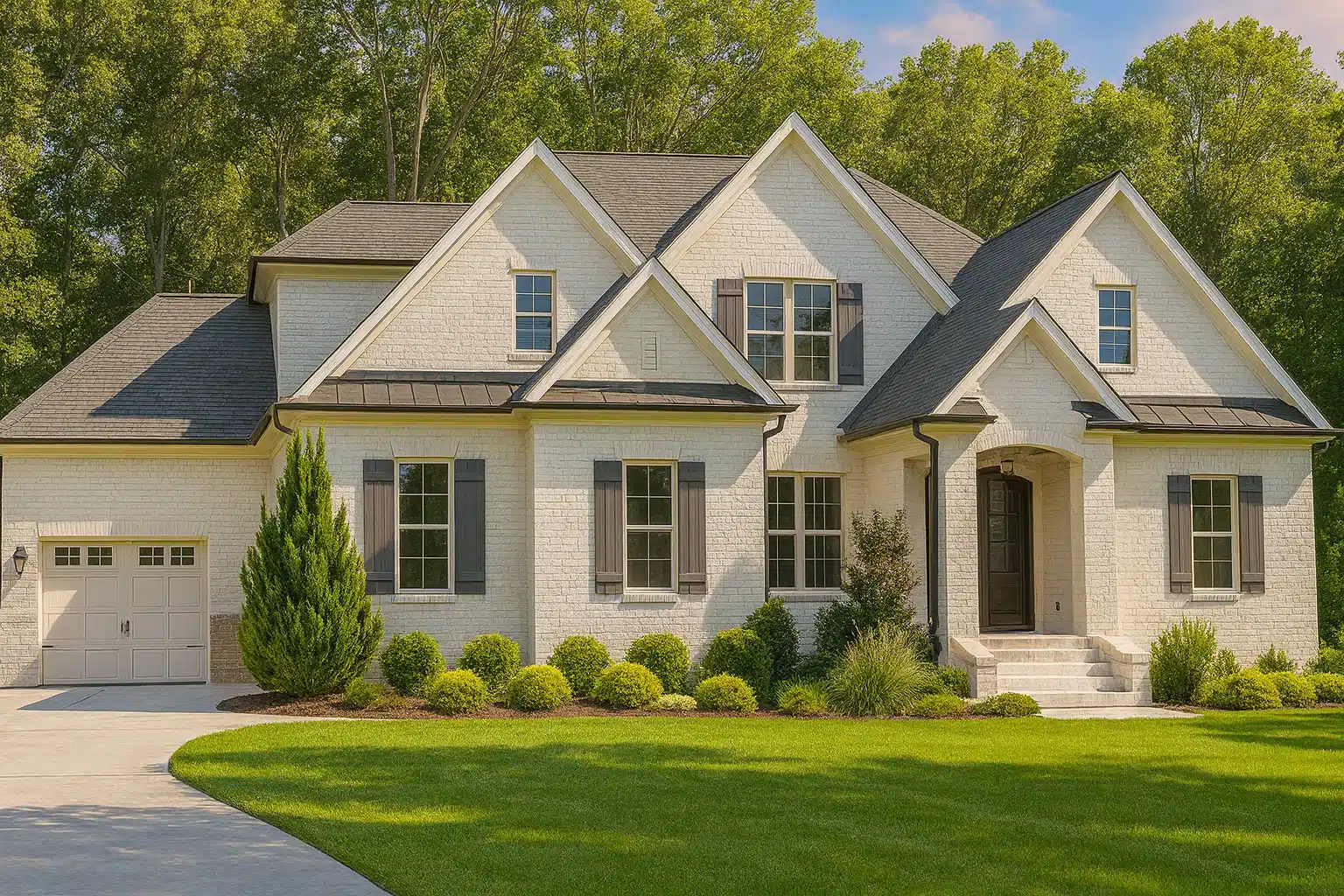 Modern 2-Story House Plan with Open Floor Layout and CAD Blueprint