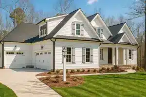 Traditional 2-Story House Plan with Office, Rec Room & 2-Car Garage