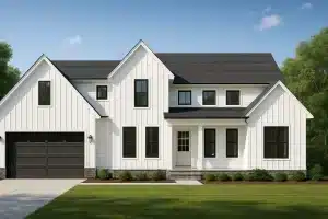 2-story, 4-bedroom home plan with 2,602 heated sq. ft.