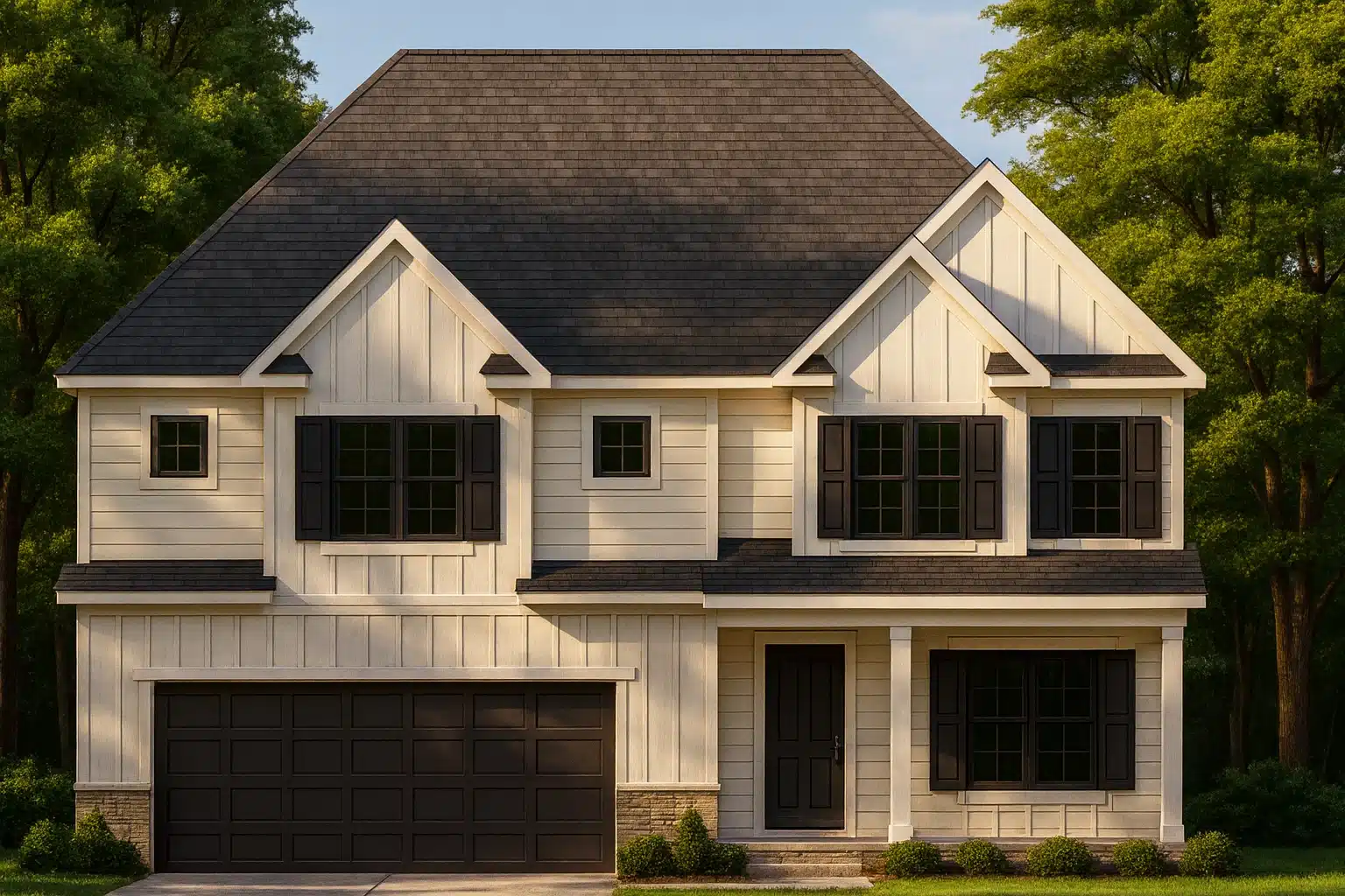 4-bedroom house design featuring 3,364 heated sq. ft.