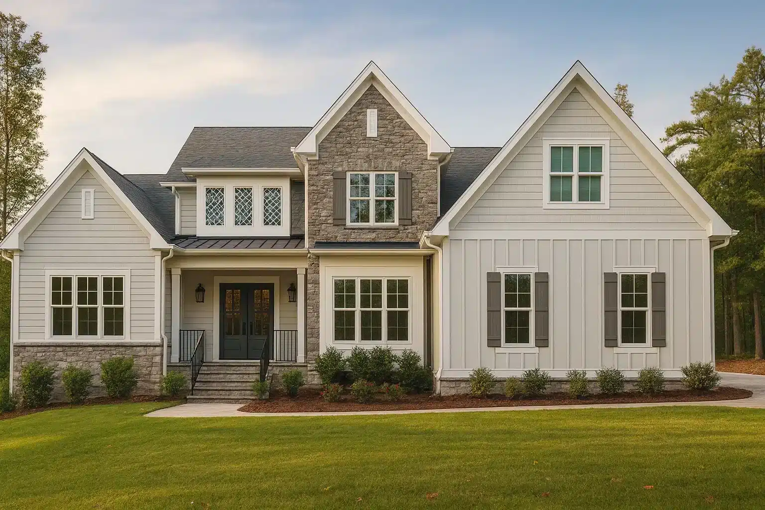 16-1246 HOUSE PLAN - Beautiful 2-Story House Blueprint with 5 Bedrooms & 3-Car Garage 2 2-Story House Plan with 5 Bedrooms & 3-Car Garage