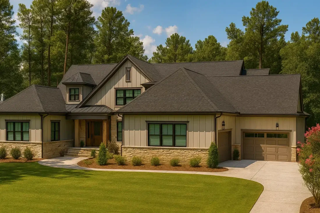 Spacious Transitional House Plan with 5,903 Sq. Ft. Design