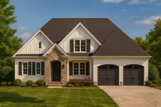 Elegant Craftsman Home Plan with CAD-Ready Floor Designs