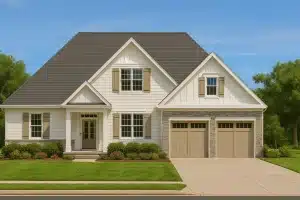 Craftsman Home Floor Plan Elegant 2-Story CAD Designs