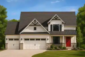 Stunning 2-Story House Plan with Craftsman Design and Bonus Room