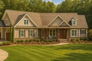 Stunning Craftsman Home Design with 3 Floors and CAD Plan