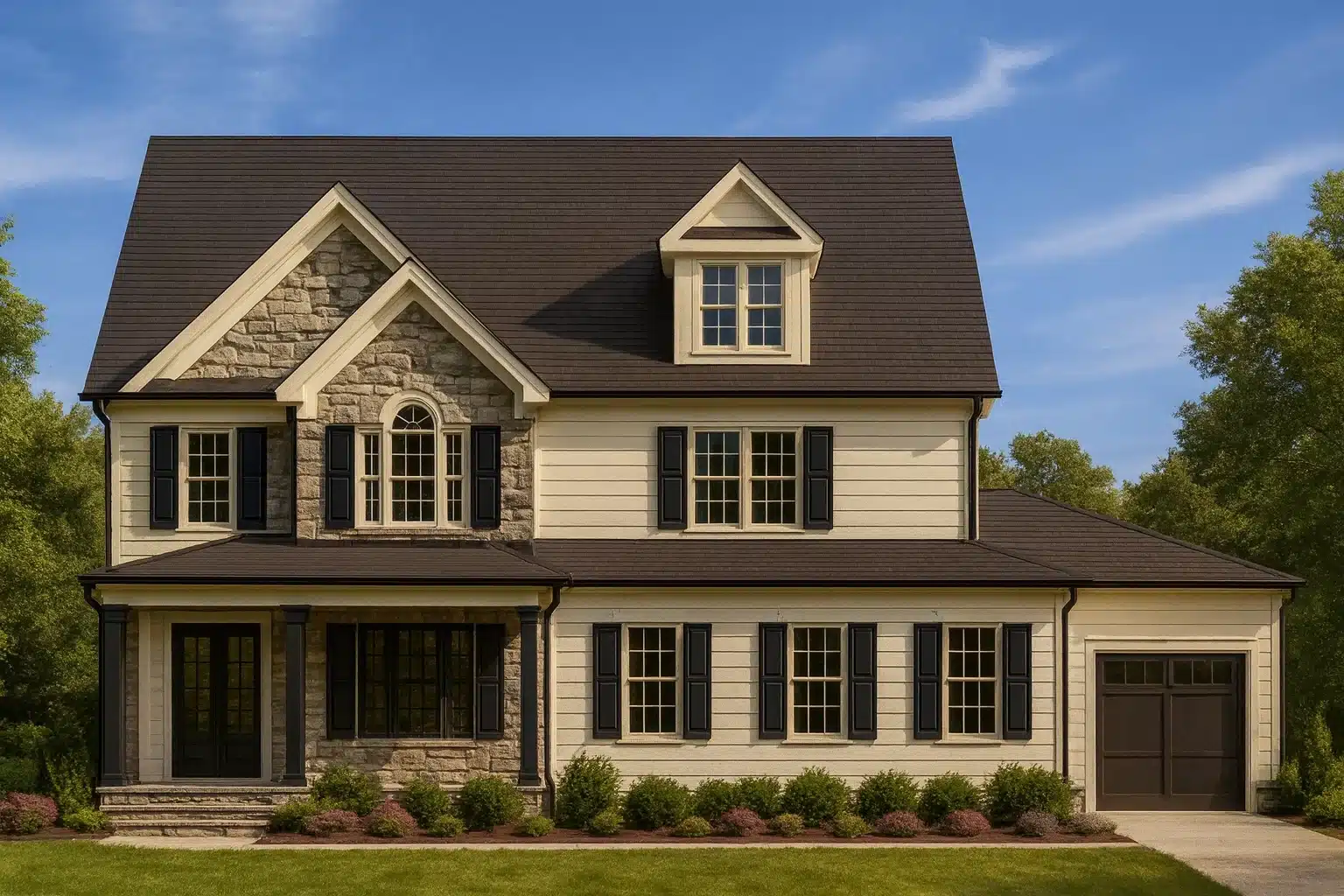 Elegant Craftsman Home Plan with Open Floor Layout and Vaulted Ceilings