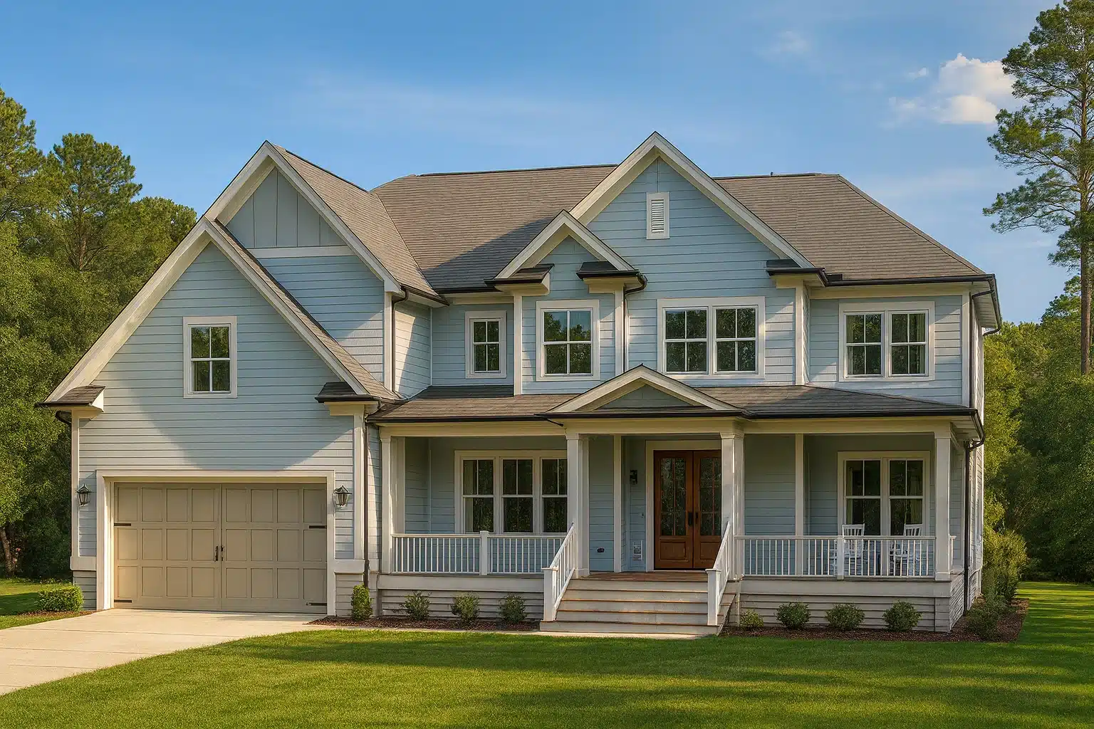 Charming Beach House Plan with 2 Floors & Detached Garage