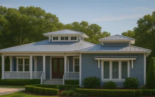 Plan  16-1012 - Aster Willow Homestead  | Coastal Cottage - 4-Bed, 5.5-Bath, 3,759 SF