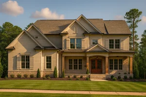 Custom 2-Story House Plan with 5 Bedrooms and Flexible Layout