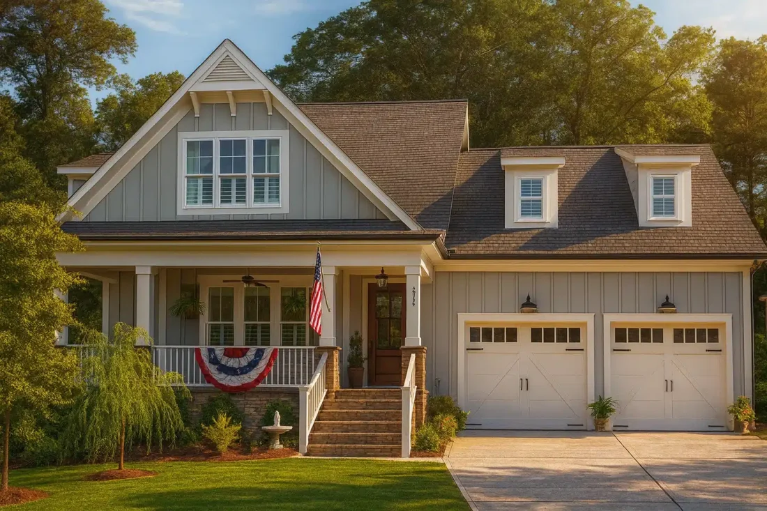 Craftsman home plan featuring 2,960 heated sq. ft.