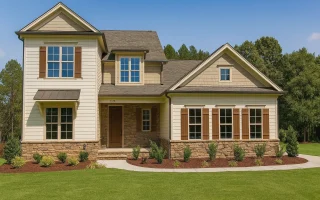 Plan  16-1662 - The Coachhouse | New  American - 4-Bed, 4-Bath, 2,963 SF