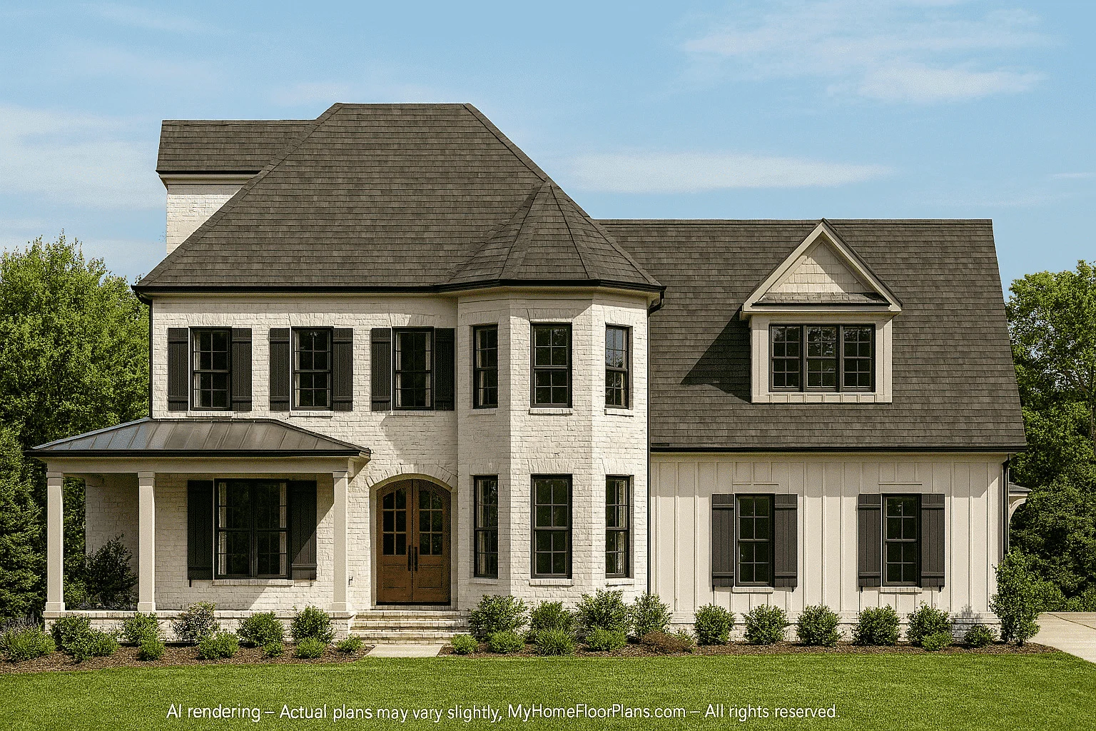 16-1548 HOUSE PLAN - Dream House Architecture Plan with 3D Blueprint Designs 2 16-1548 HOUSE PLAN - Dream House Architecture Plan with 3D Blueprint Designs - Image 2