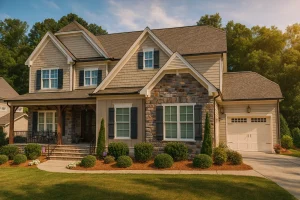 House Plans with Veranda 13 Craftsman-style home with 3,885 heated square feet, 5 bedrooms, 3.5 baths