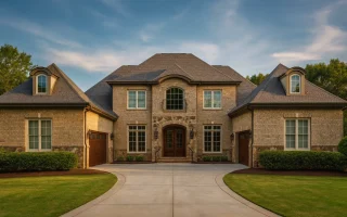 Plan  16-1176 - Auburn Crossing Villa  | Georgian - 4-Bed, 3.5-Bath, 4,519 SF