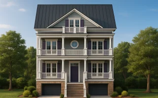 Plan  15-1991 - The Allen Estate |  Charleston - 3-Bed, 3.5-Bath, 2,212 SF
