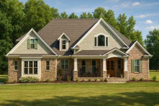 Ranch House Plans 5 2-story house plan with 2,988 heated sq. ft.