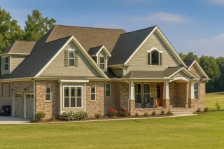 Craftsman house plan with 2,836 heated sq. ft.