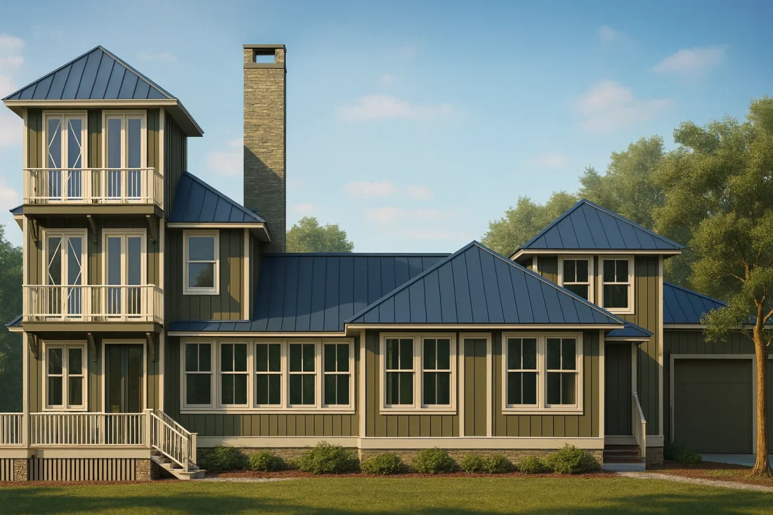 Craftsman Home Plan - 4-Bed, 3.5-Bath, 2985 SF