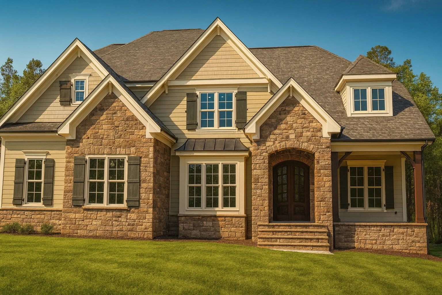 2-story house layout featuring 4 bedrooms, 3 bathrooms