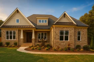 2-story house plan with 4,363 heated sq. ft.