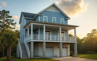 Plan  15-1338 - Elm Valley Homestead  | Coastal Garage Apartment - 4-Bed, 3.5-Bath, 2,697 SF