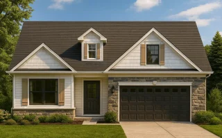 Plan  15-1436 - Auburn Meadow Farmhouse | New American - 4-Bed, 3.5-Bath, 2,947 SF