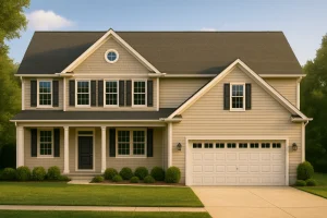 Traditional Colonial Revival House Plan 4 Bed 3017 Sq Ft 2 Story With Cad Blueprints