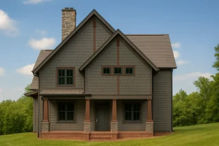 Townhome Floor Plans 7 Craftsman House Plan w2-Story, 4 Bed, 3 Bath & 2-Car Garage Blueprint