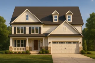 2 Story Modern Farmhouse Colonial Plan 3 Bed 3 Bath 2298 Sq Ft