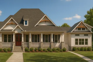 Craftsman Ranch Cottage House Plan 3536 Sq Ft 3 Bed Bonus Room