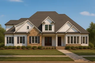 Townhome Floor Plans 3 Modern Farmhouse Plan 3 Bed 2133 Sq Ft 15 Stories Cad Engineering Included