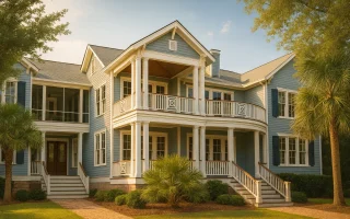 Plan  10-1265 - Auburn Summit Manor  | Low Country Coastal - 3-Bed, 3.5-Bath, 2,801 SF