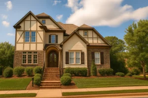 Tudor House Plan With 2 Car Garage 4 Beds 4 Baths 3195 Sq Ft Of Classic Elegance