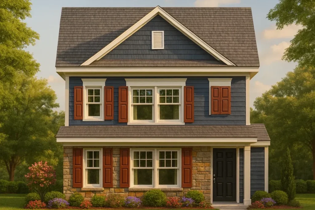Charming 2-Story Home Plan with Craftsman Style and Unique Features