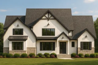 House Plans with Outdoor Fireplace 5 Craftsman Home Floor Plan Detailed Blueprint for 2-Story Designs