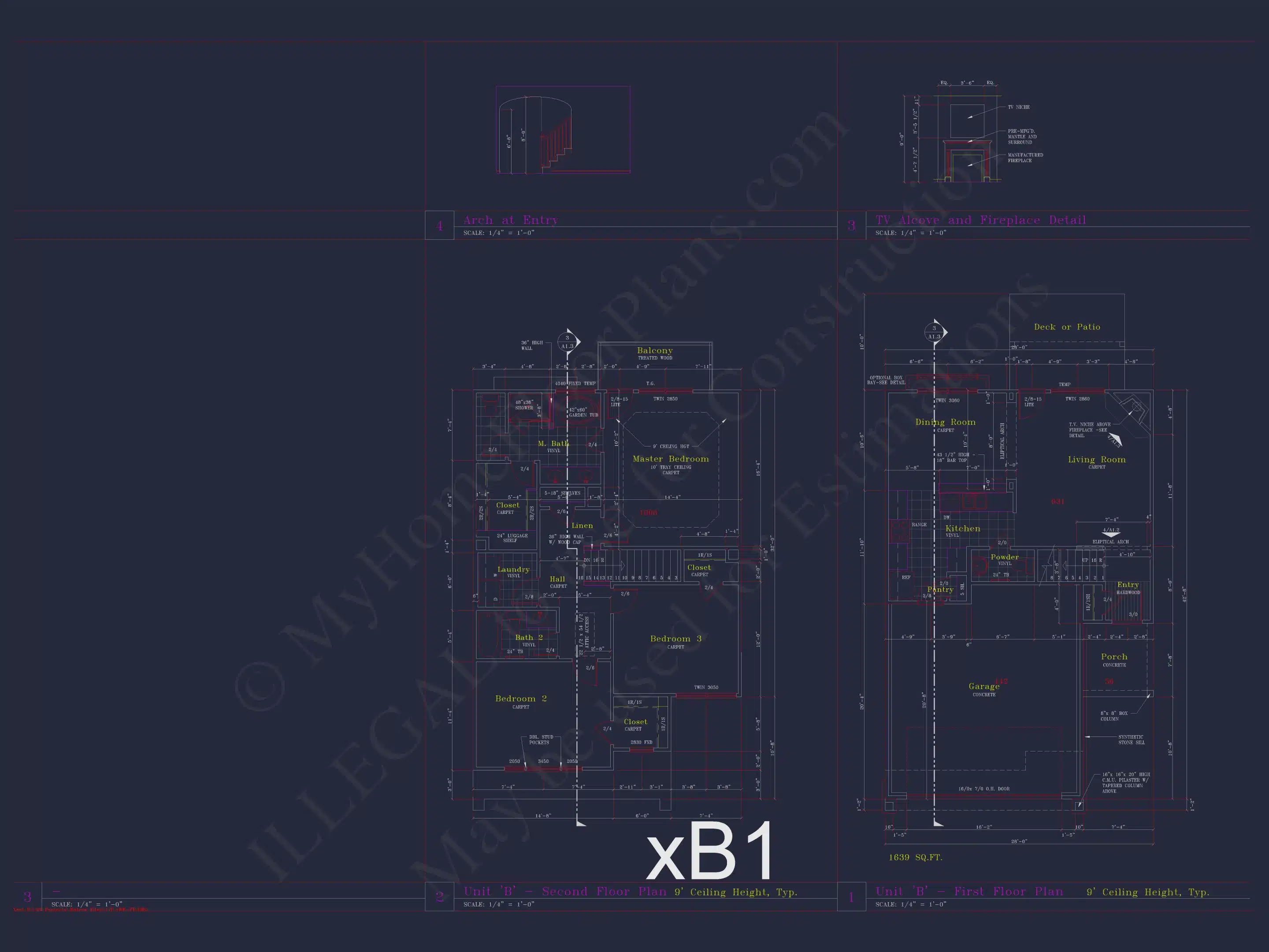 Traditional Suburban & Transitional Colonial Revival 6-Unit Townhome Plan featuring stone and siding exterior • 3 bed • 2.5 bath • 2,100 SF per unit. Open-concept layout, 2-car garages, covered entries, and timeless curb appeal. Includes CAD + PDF files, structural engineering, and an unlimited build license — perfect