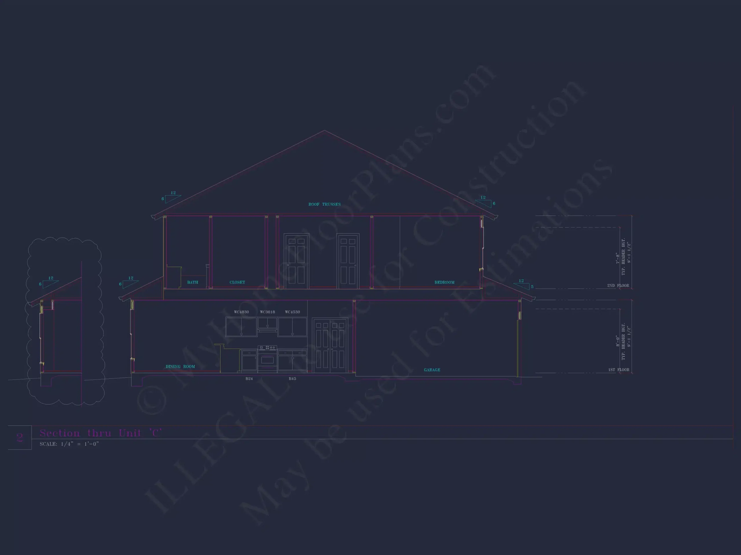 Traditional Suburban & Transitional Colonial Revival 6-Unit Townhome Plan featuring stone and siding exterior • 3 bed • 2.5 bath • 2,100 SF per unit. Open-concept layout, 2-car garages, covered entries, and timeless curb appeal. Includes CAD + PDF files, structural engineering, and an unlimited build license — perfect