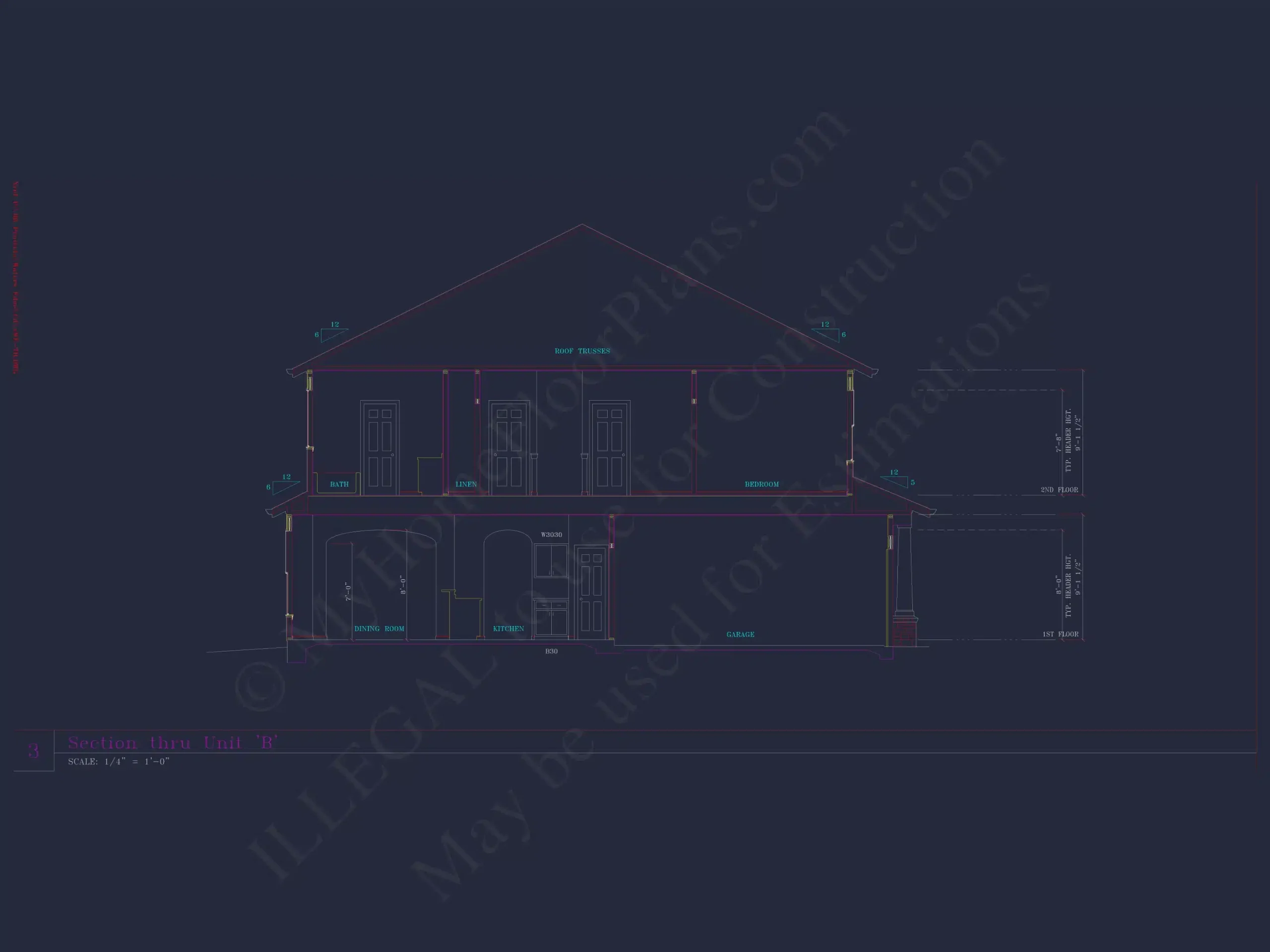 Traditional Suburban & Transitional Colonial Revival 6-Unit Townhome Plan featuring stone and siding exterior • 3 bed • 2.5 bath • 2,100 SF per unit. Open-concept layout, 2-car garages, covered entries, and timeless curb appeal. Includes CAD + PDF files, structural engineering, and an unlimited build license — perfect
