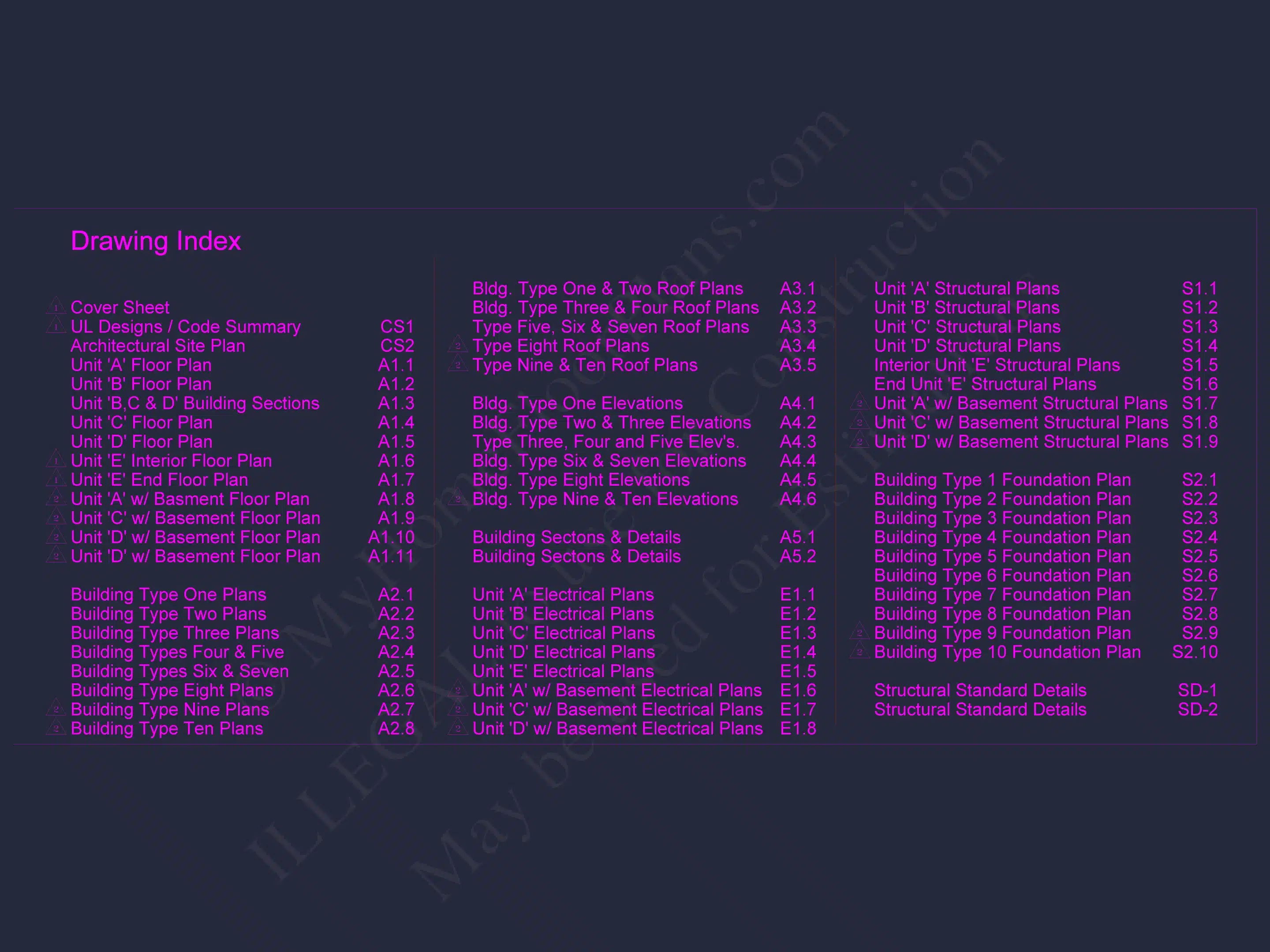 Traditional Suburban & Transitional Colonial Revival 6-Unit Townhome Plan featuring stone and siding exterior • 3 bed • 2.5 bath • 2,100 SF per unit. Open-concept layout, 2-car garages, covered entries, and timeless curb appeal. Includes CAD + PDF files, structural engineering, and an unlimited build license — perfect
