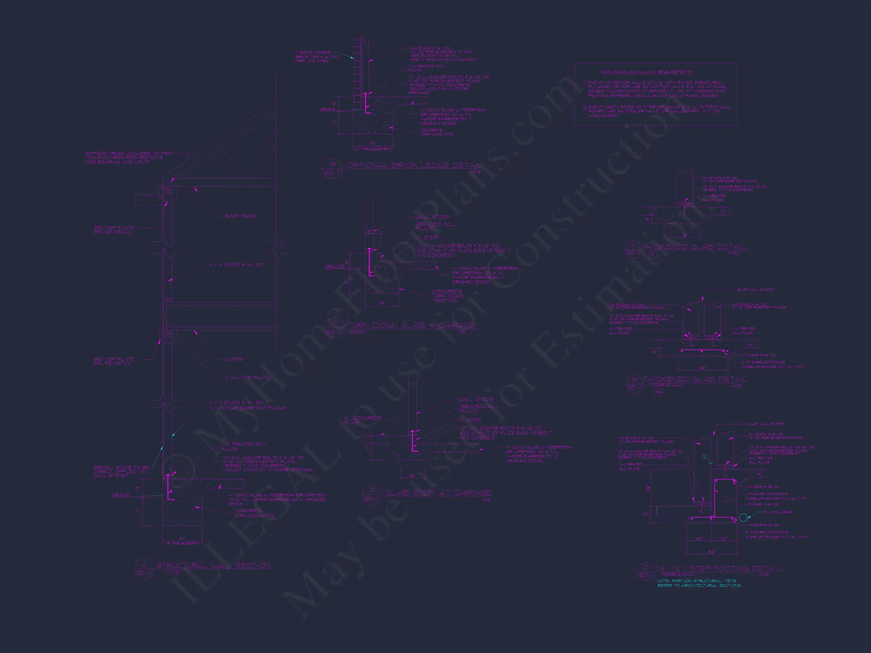 Traditional Suburban & Transitional Colonial Revival 6-Unit Townhome Plan featuring stone and siding exterior • 3 bed • 2.5 bath • 2,100 SF per unit. Open-concept layout, 2-car garages, covered entries, and timeless curb appeal. Includes CAD + PDF files, structural engineering, and an unlimited build license — perfect