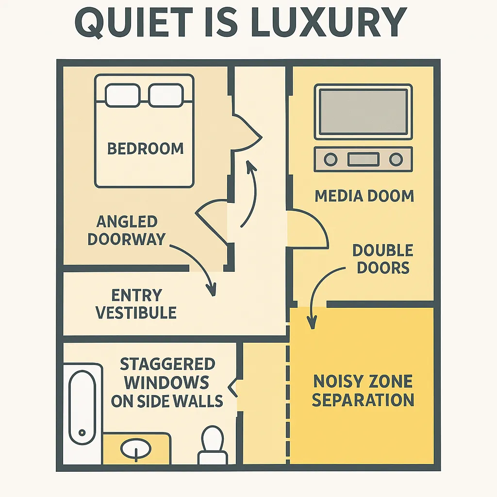 quiet is luxury infographic