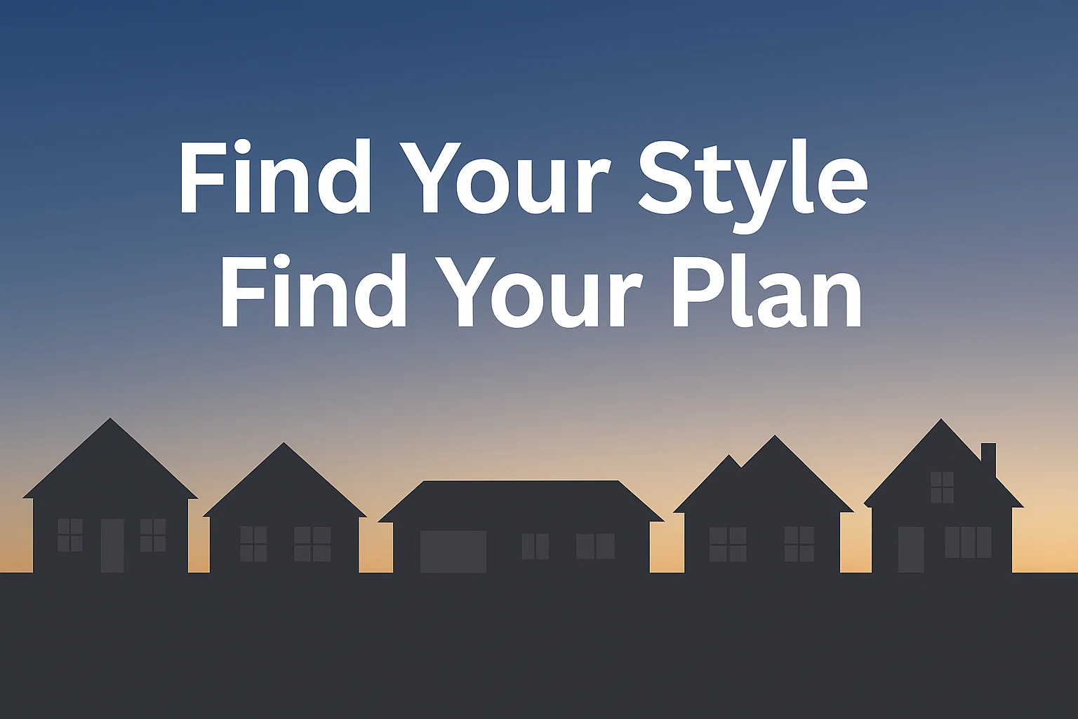find your style find your plan banner