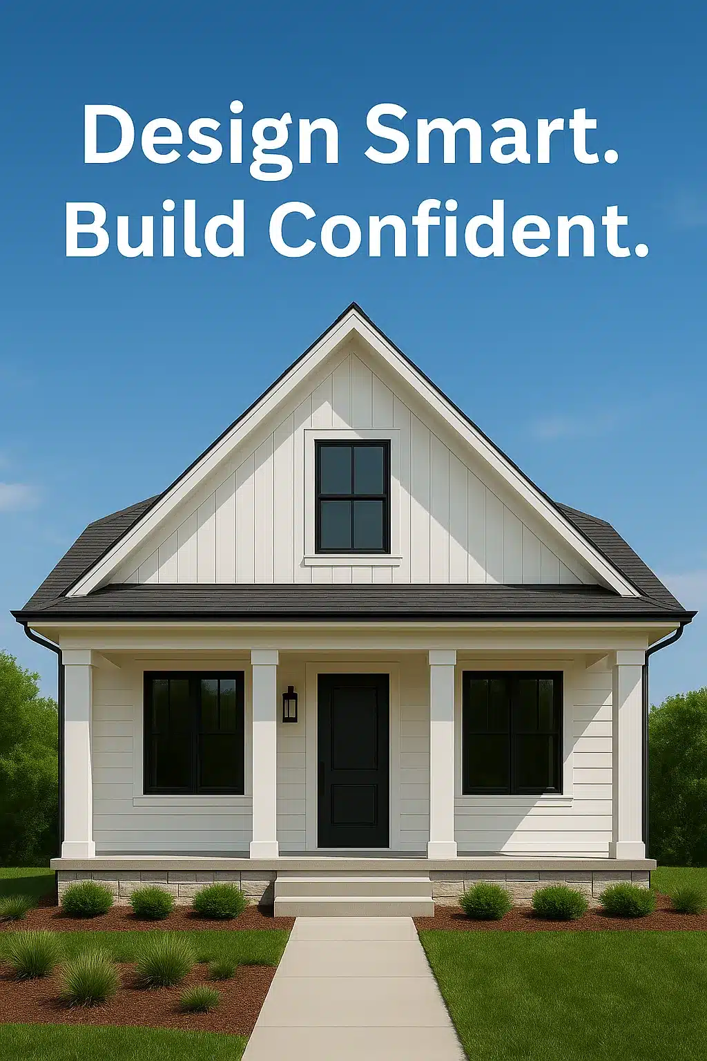 design smart build confident banner