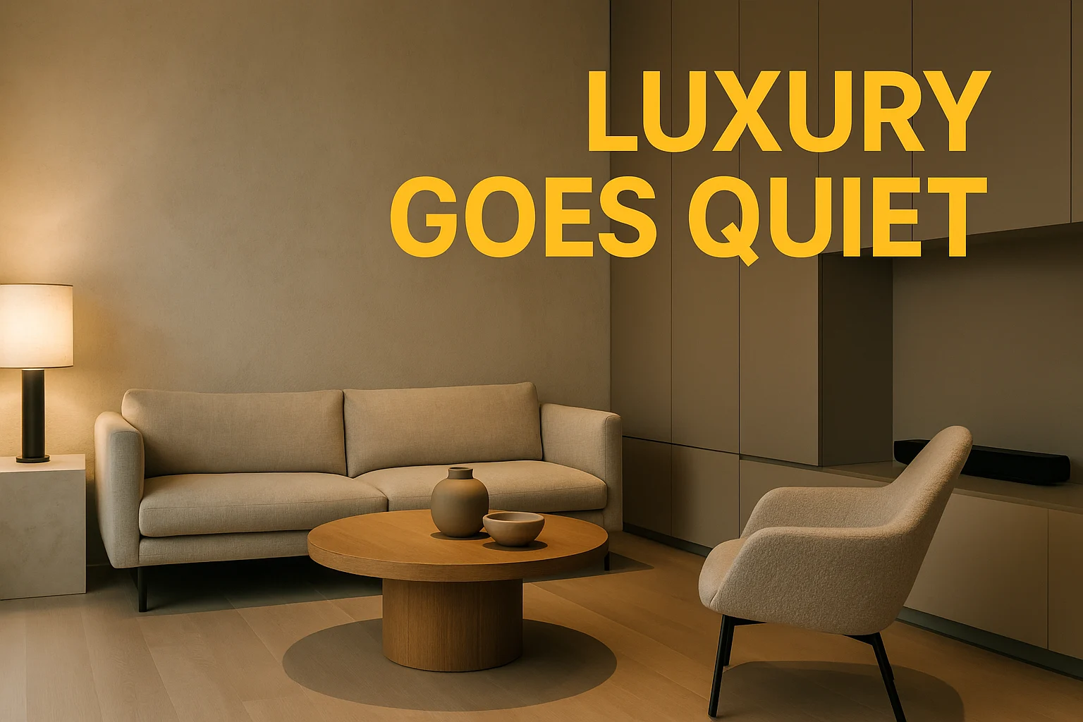 luxury goes quiet 2026