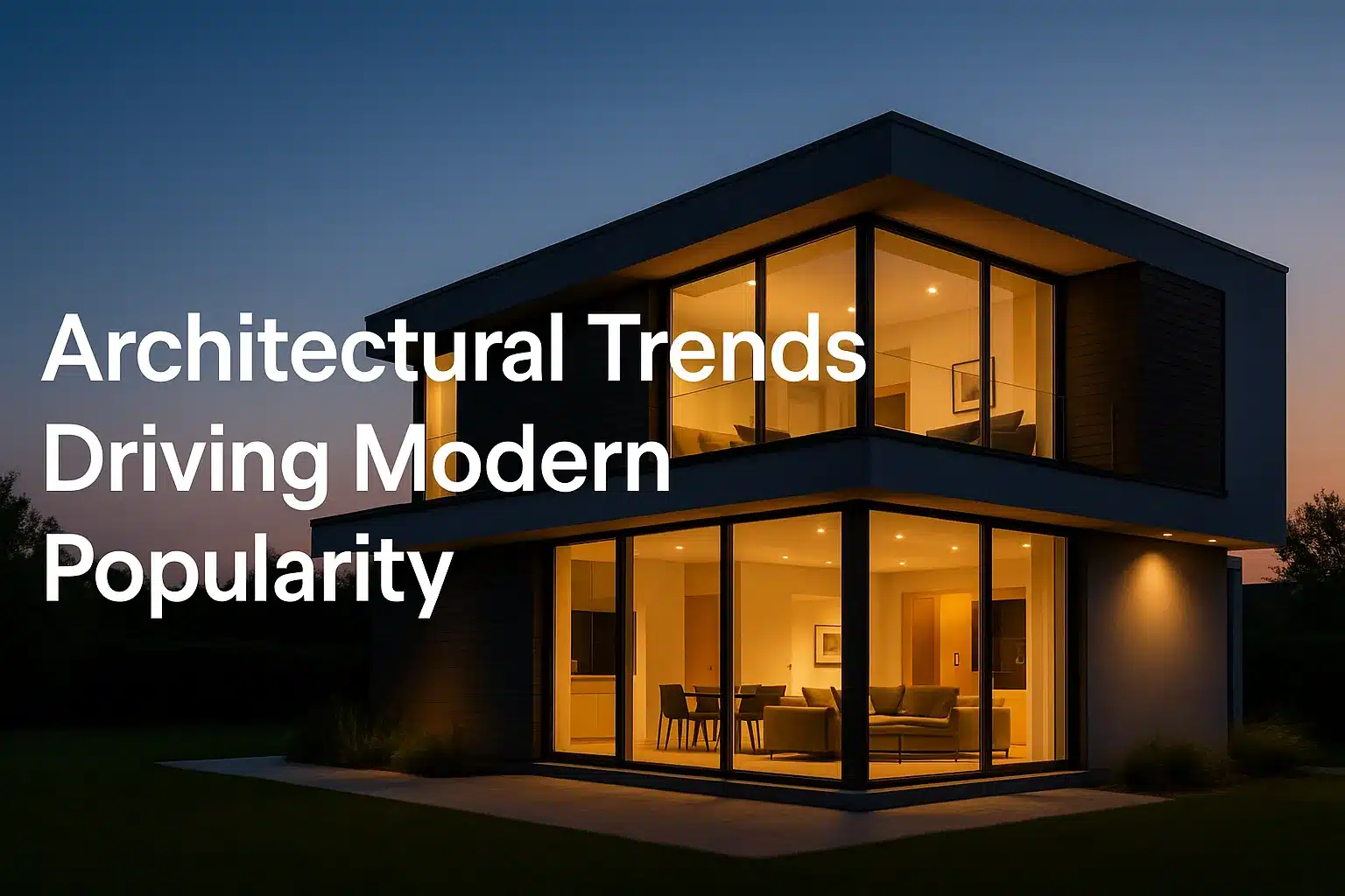 architectural trends driving modern popularity