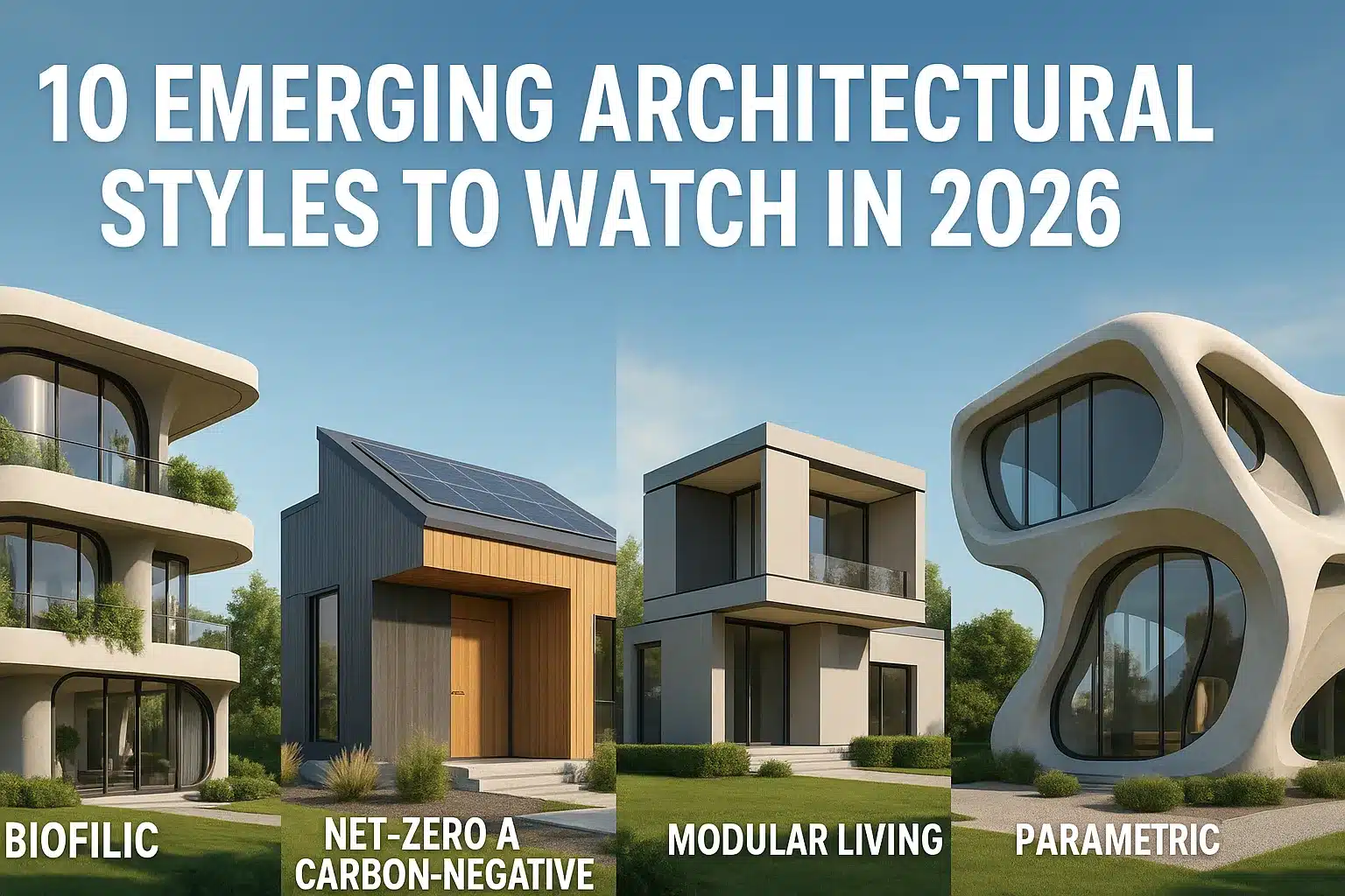 10 Emerging Architectural Styles to Watch in 2026 | Future Home Design Trends